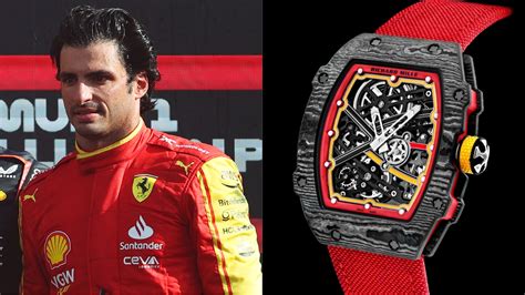 stolen richard mille watch|carlos sainz watch stolen.